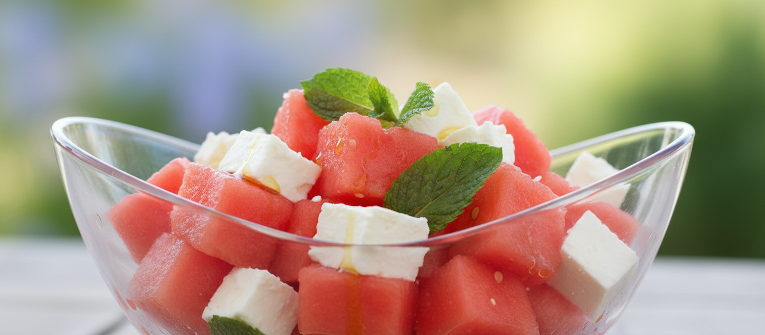 Chilled Watermelon and Feta Salad gallery photo