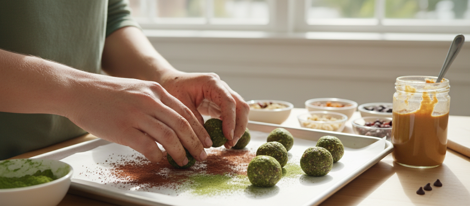 Choco-Matcha Energy Bites gallery photo