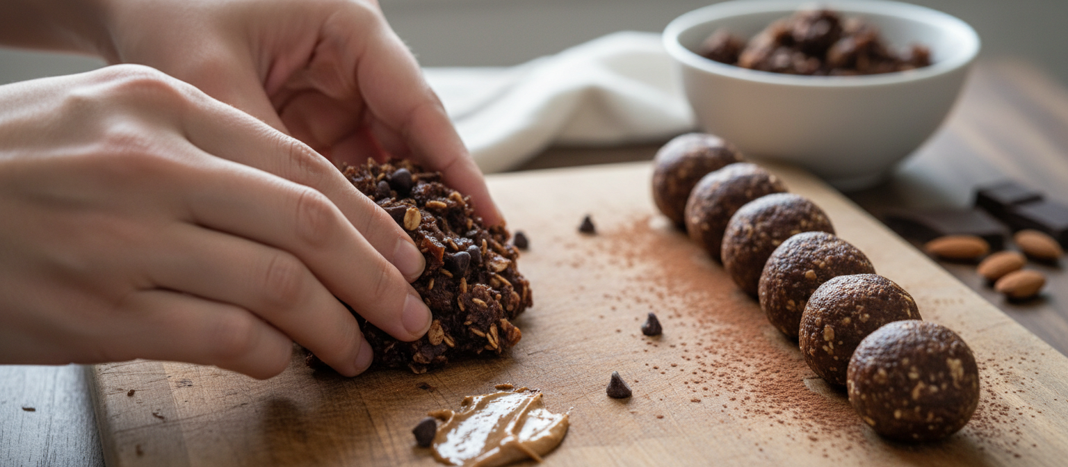 Chocolate Almond Butter Protein Balls gallery photo