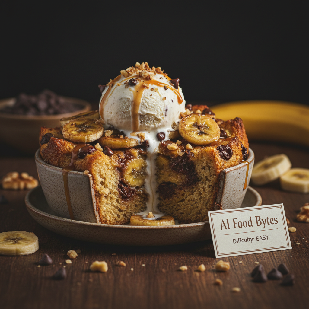 Chocolate Chip Banana Bread Pudding gallery photo