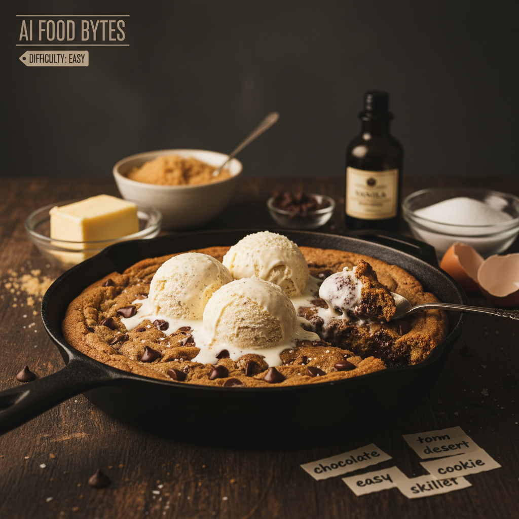 Chocolate Chip Cookie Skillet Dessert gallery photo