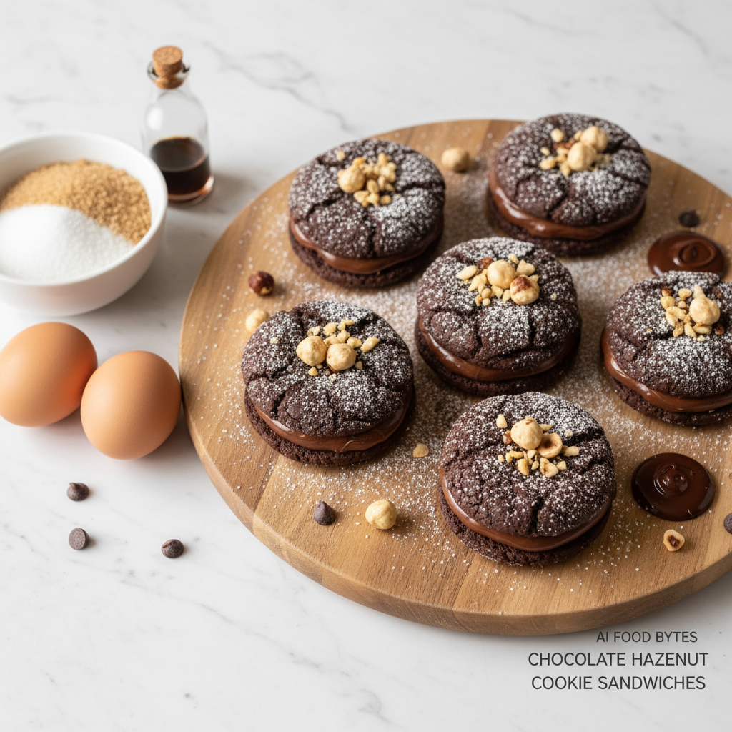 Chocolate Hazelnut Cookie Sandwiches gallery photo
