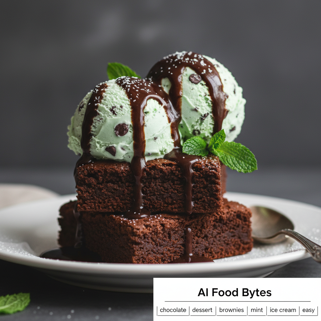 Chocolate Mint Brownie Sundae gallery photo