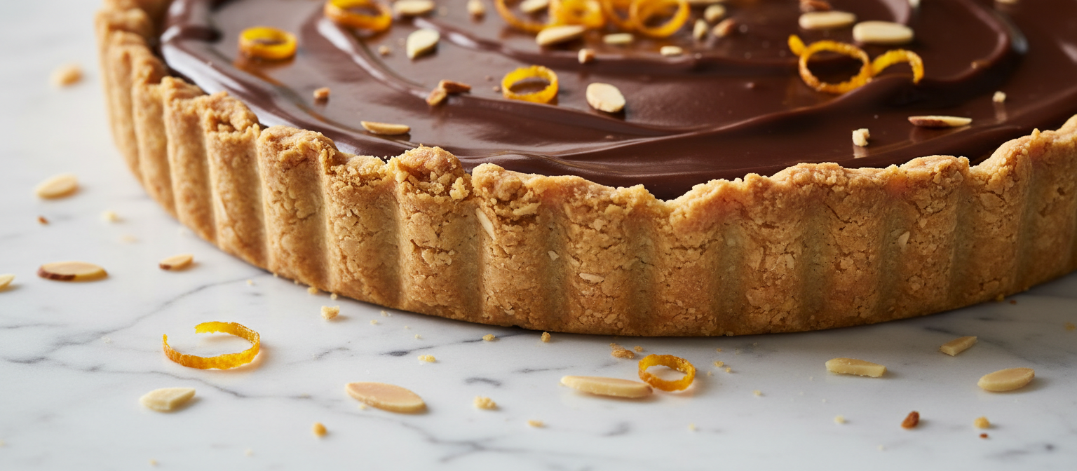 Chocolate Orange Tart with Almond Crust gallery photo