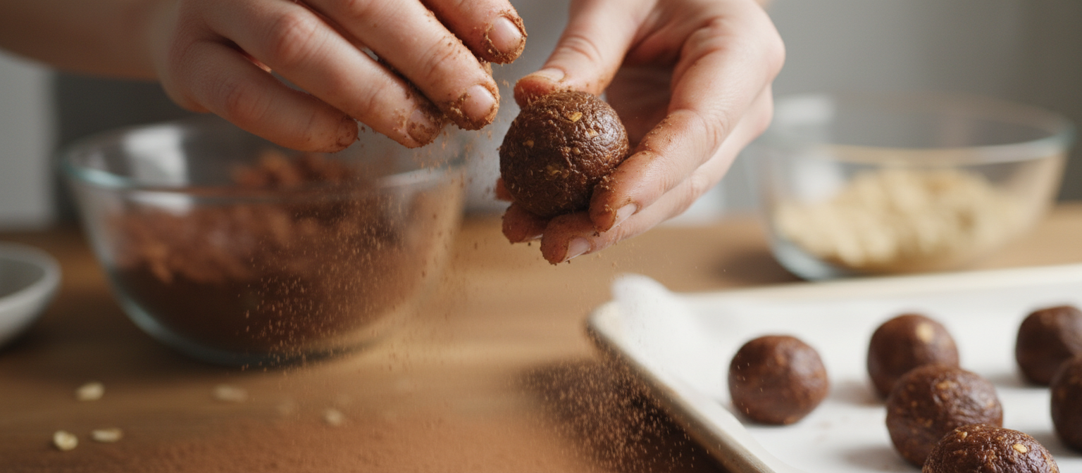 Chocolate Peanut Butter Protein Bites gallery photo