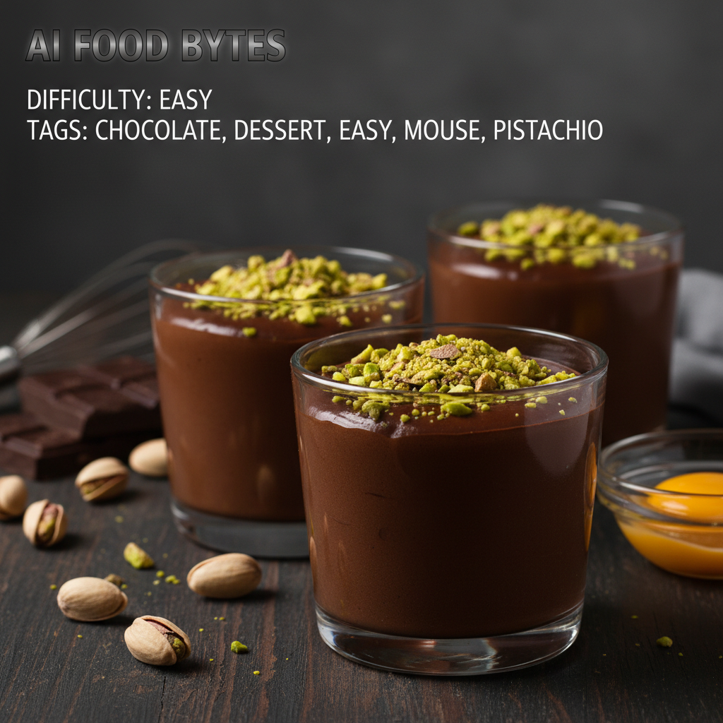 Chocolate Pistachio Mousse Cups gallery photo