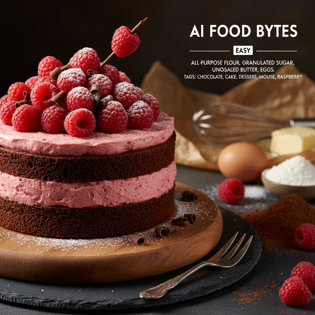 Chocolate Raspberry Mousse Cake gallery photo