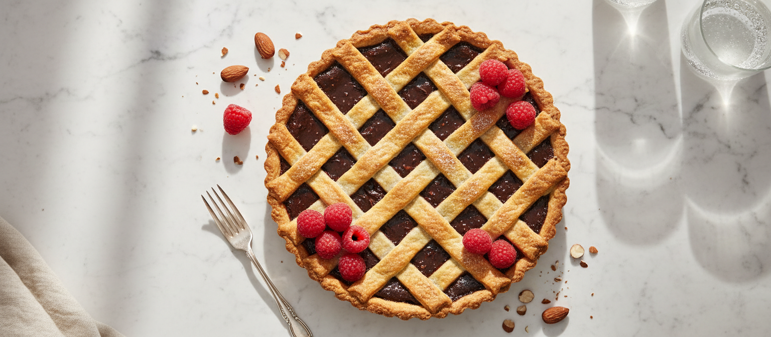 Chocolate Raspberry Tart with Almond Crust gallery photo