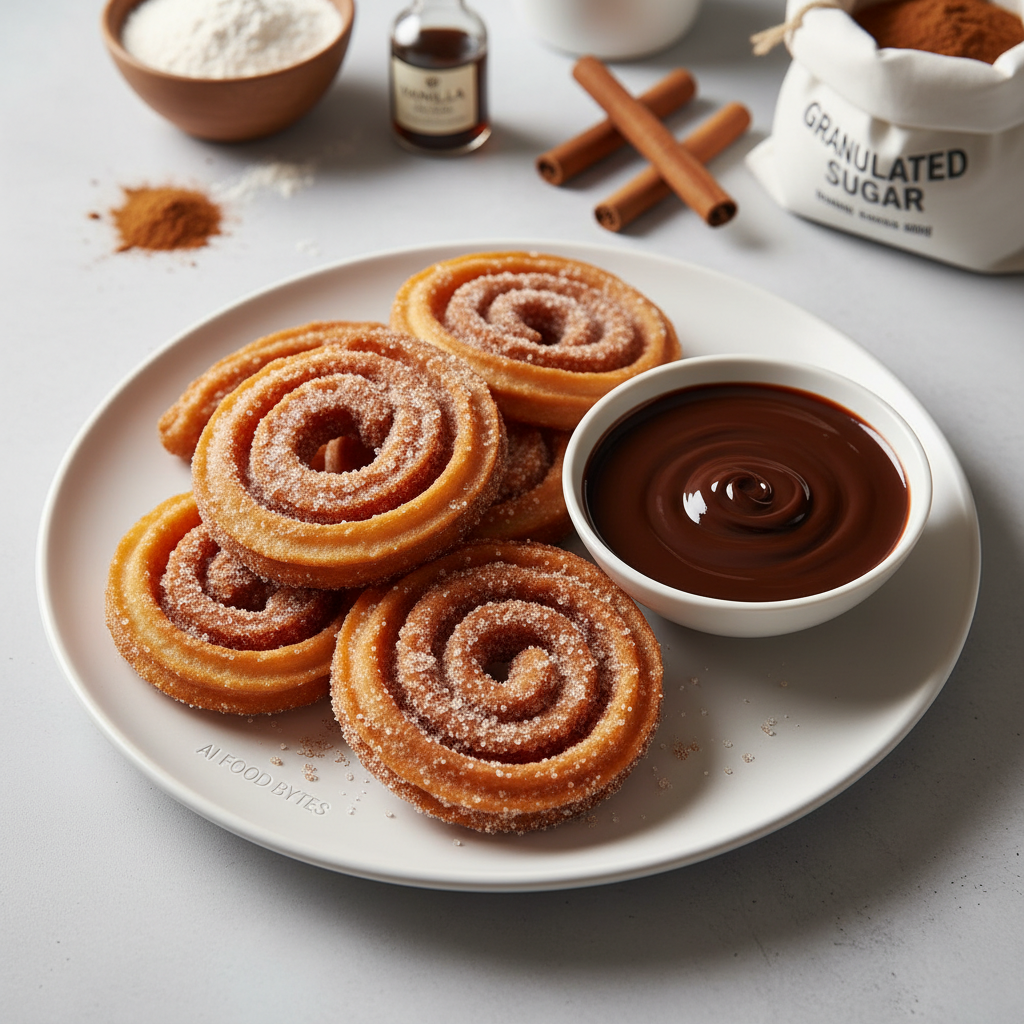 Cinnamon Sugar Churros with Chocolate Dip gallery photo