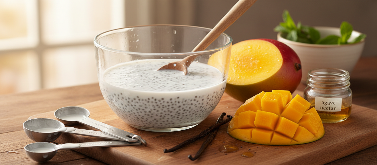 Coconut Mango Chia Seed Pudding gallery photo