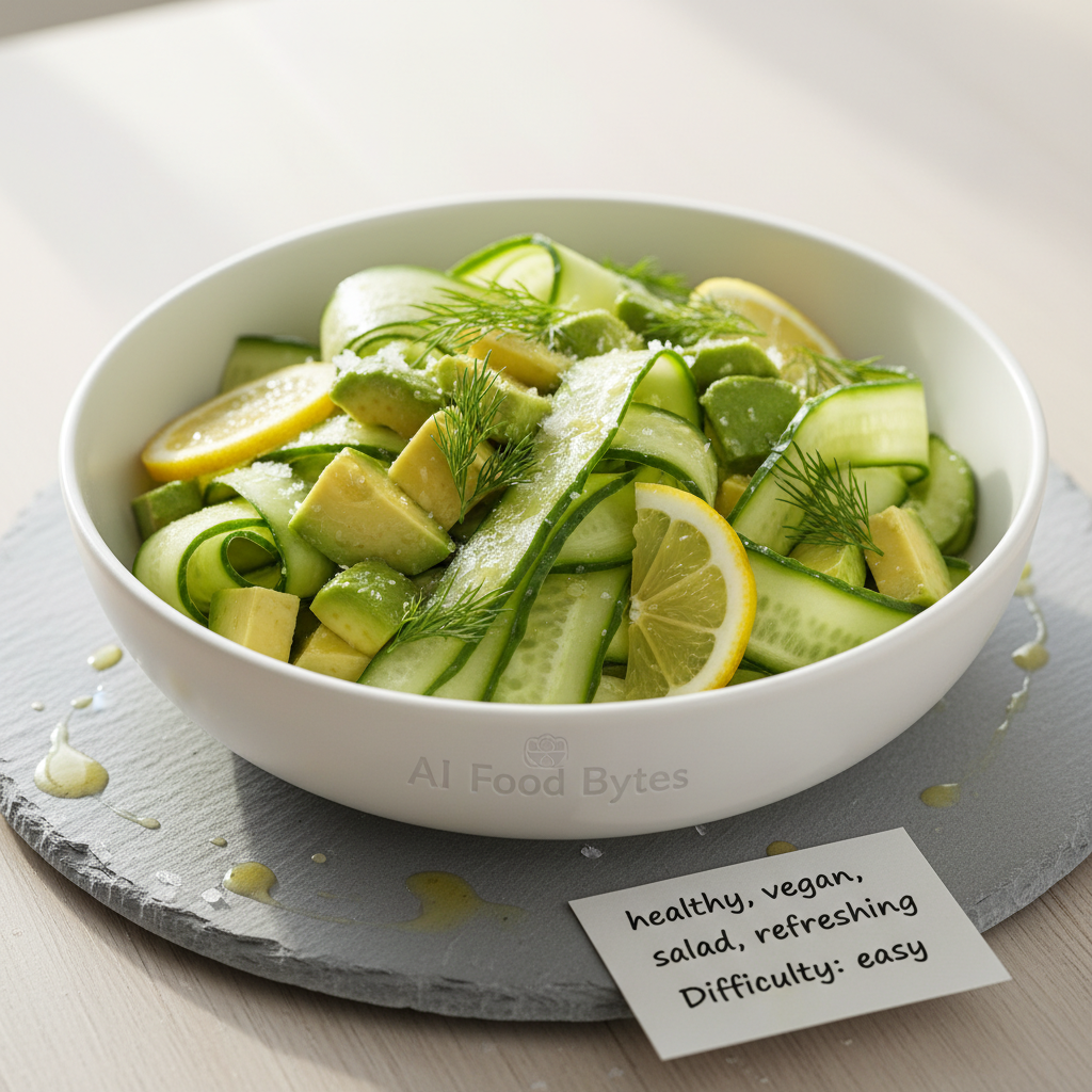 Creamy Avocado and Cucumber Salad gallery photo