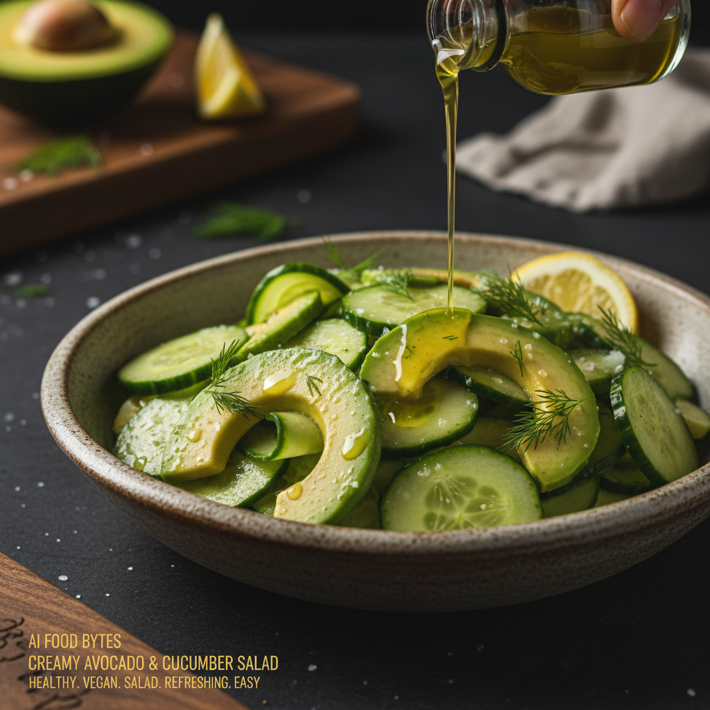 Creamy Avocado and Cucumber Salad gallery photo