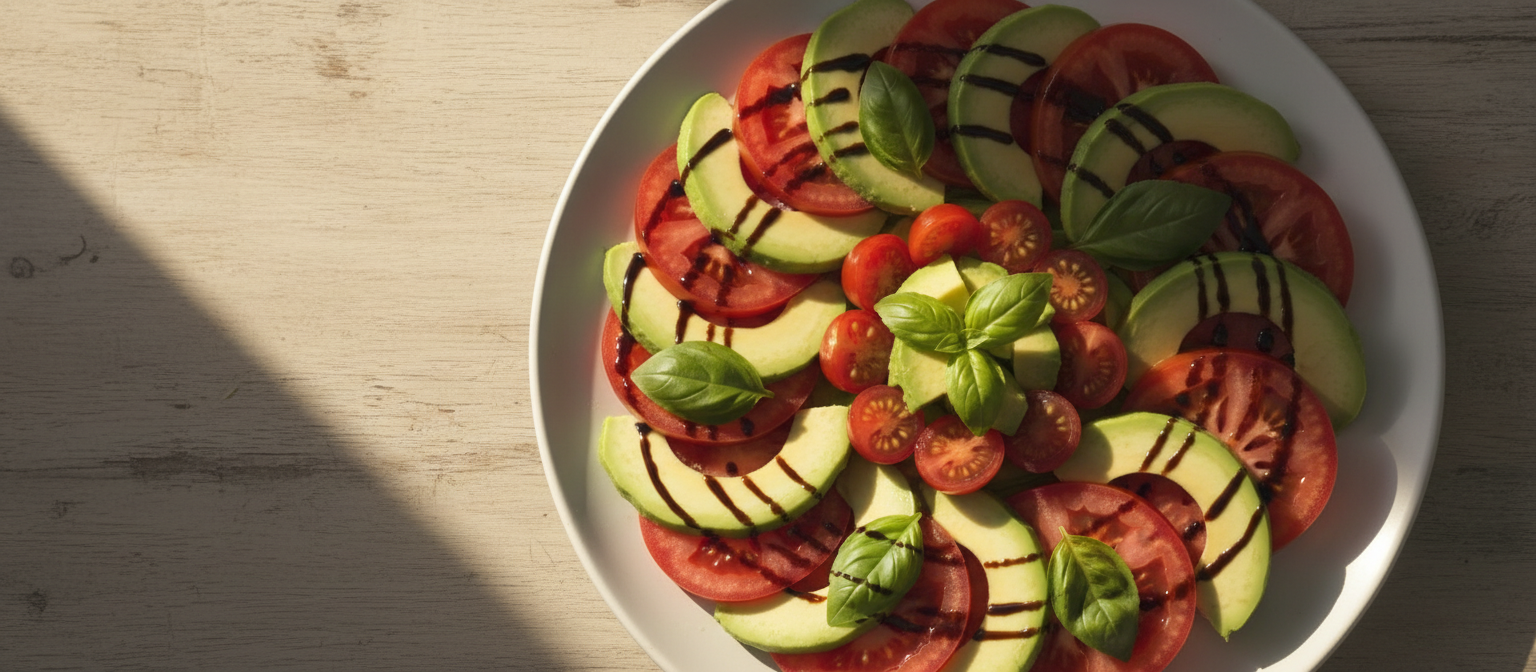 Creamy Avocado and Tomato Caprese Salad gallery photo