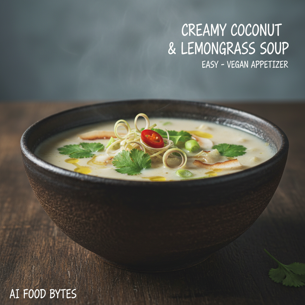 Creamy Coconut and Lemongrass Soup gallery photo