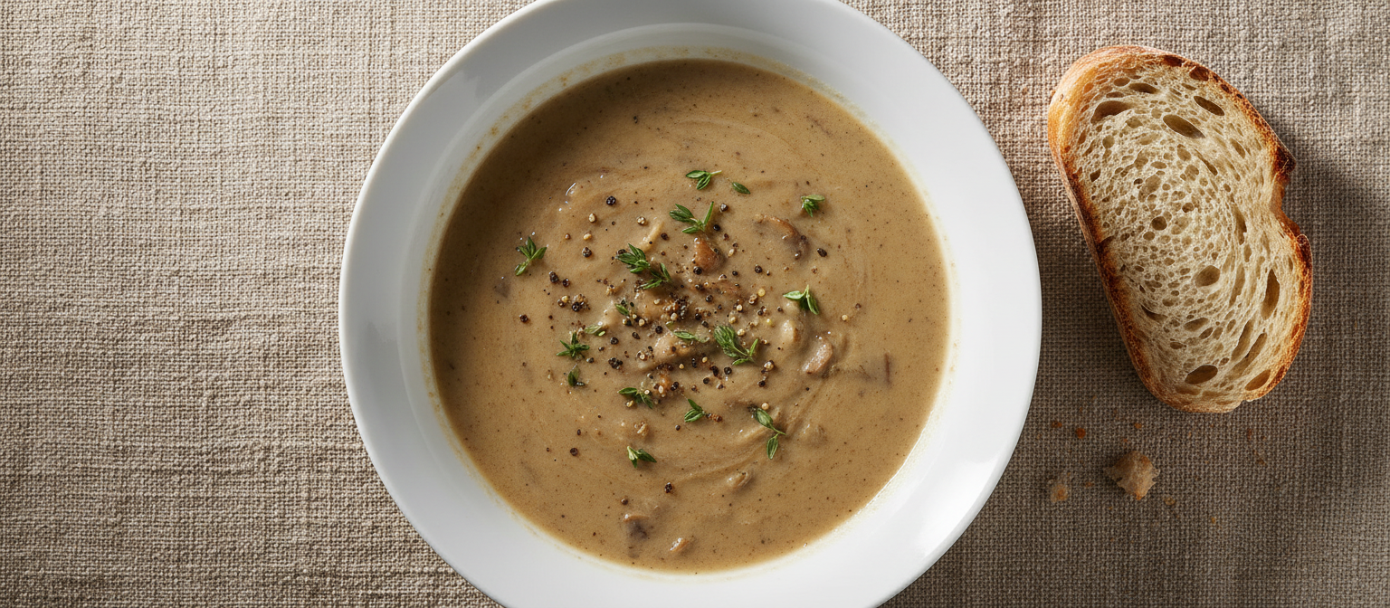 Creamy Mushroom and Thyme Soup gallery photo