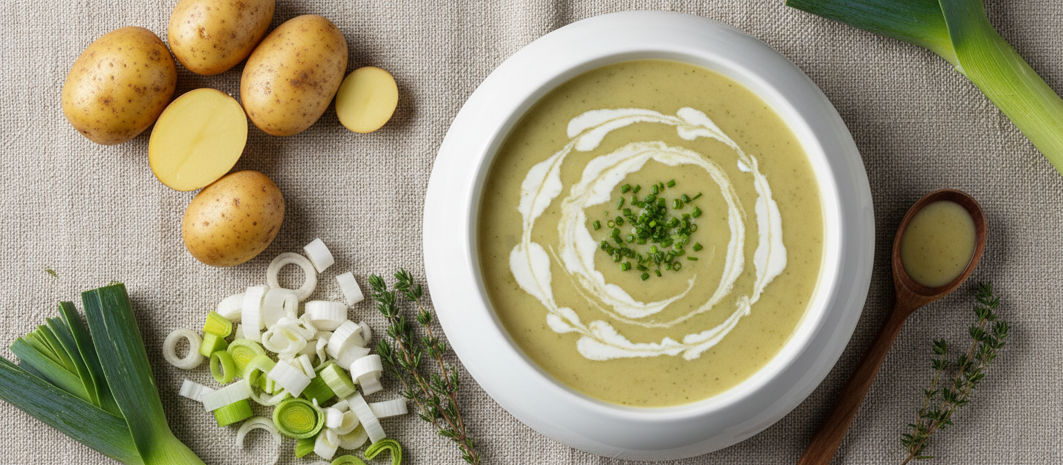 Creamy Potato Leek Soup with Chives gallery photo