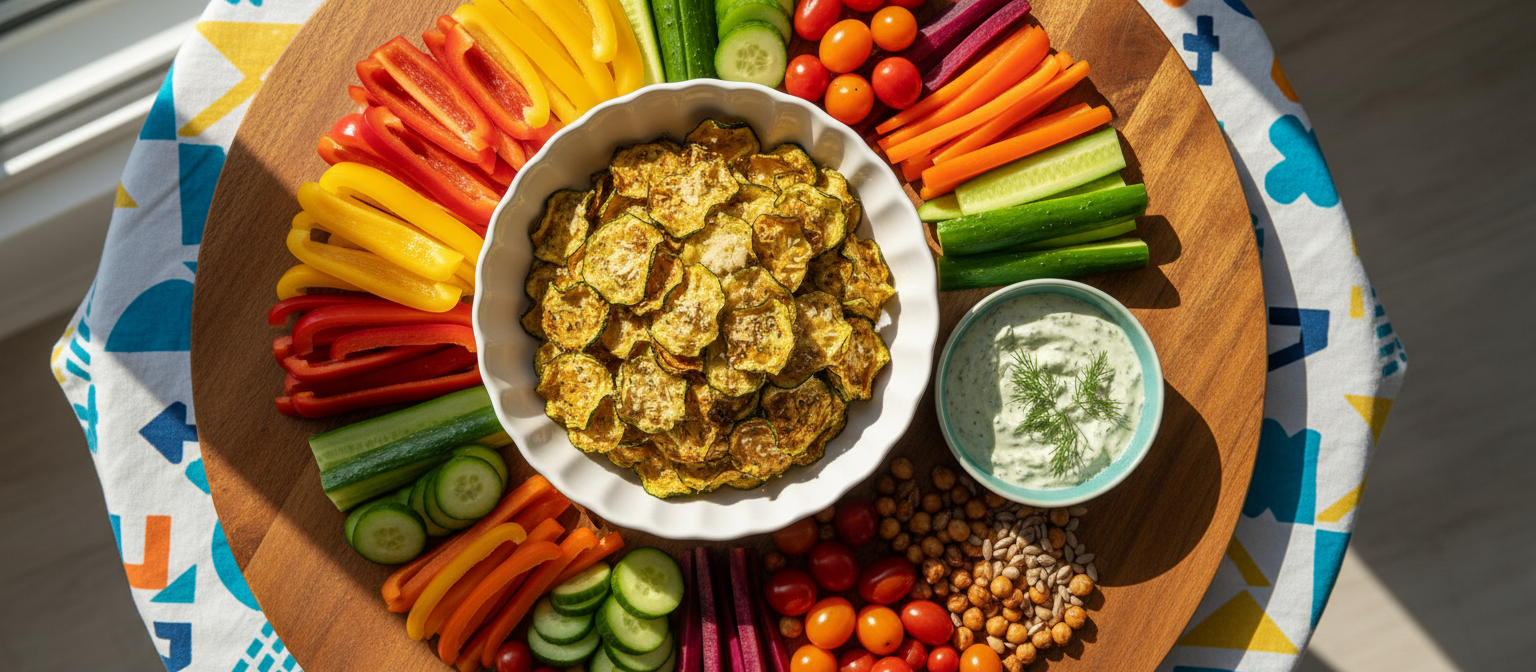 Crispy Baked Zucchini Chips with Spicy Aioli gallery photo