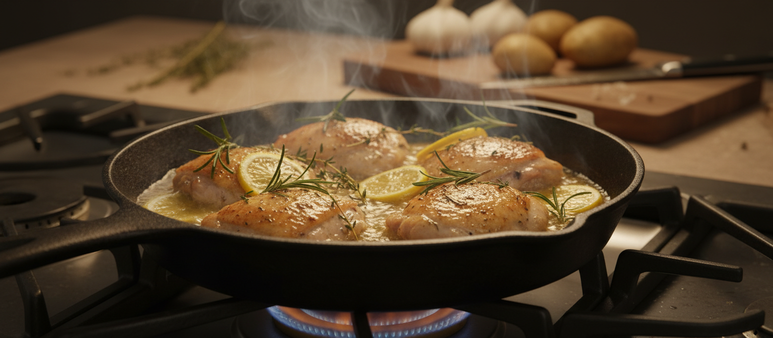 Crispy Lemon Herb Chicken with Garlic Mashed Potatoes gallery photo