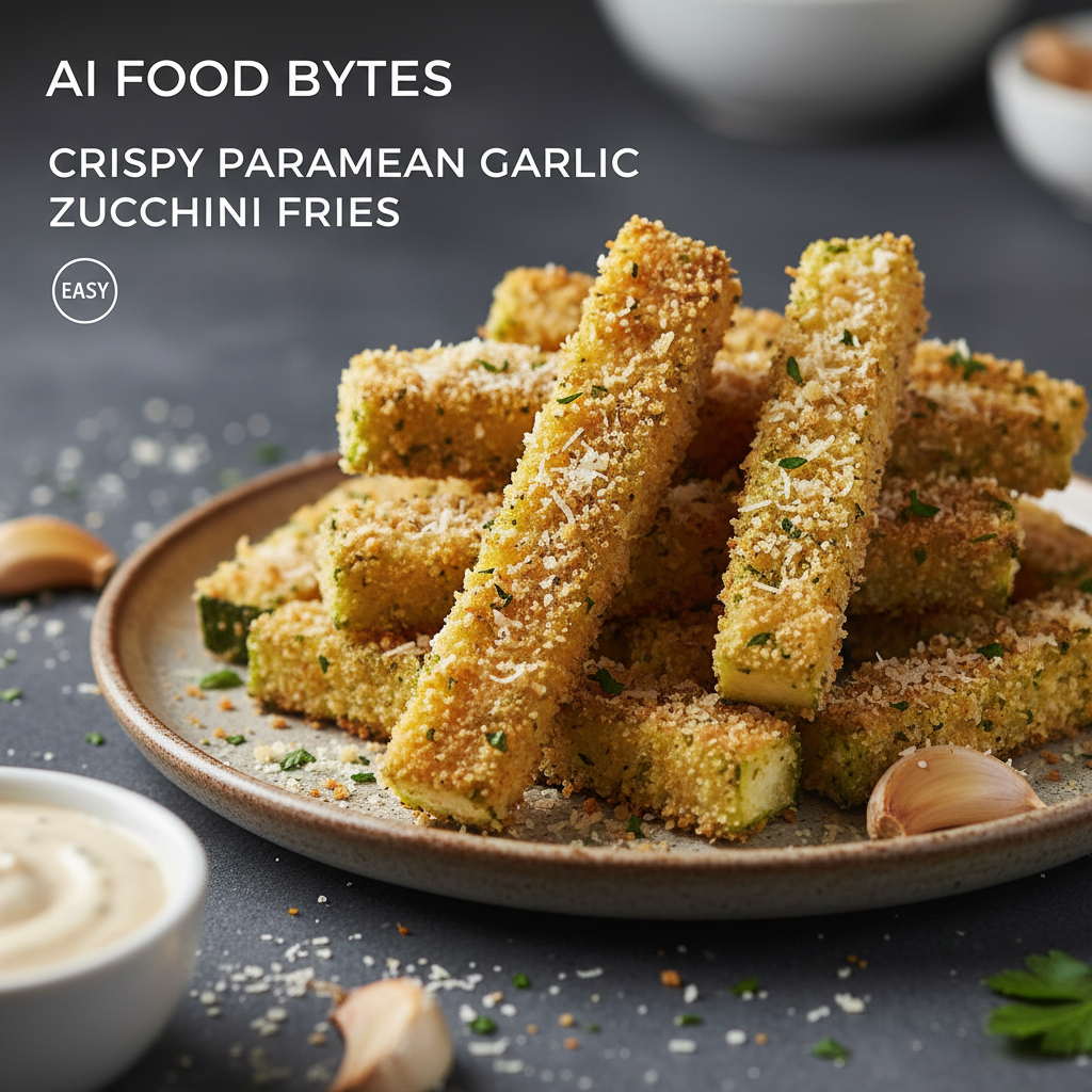 Crispy Parmesan Garlic Zucchini Fries gallery photo