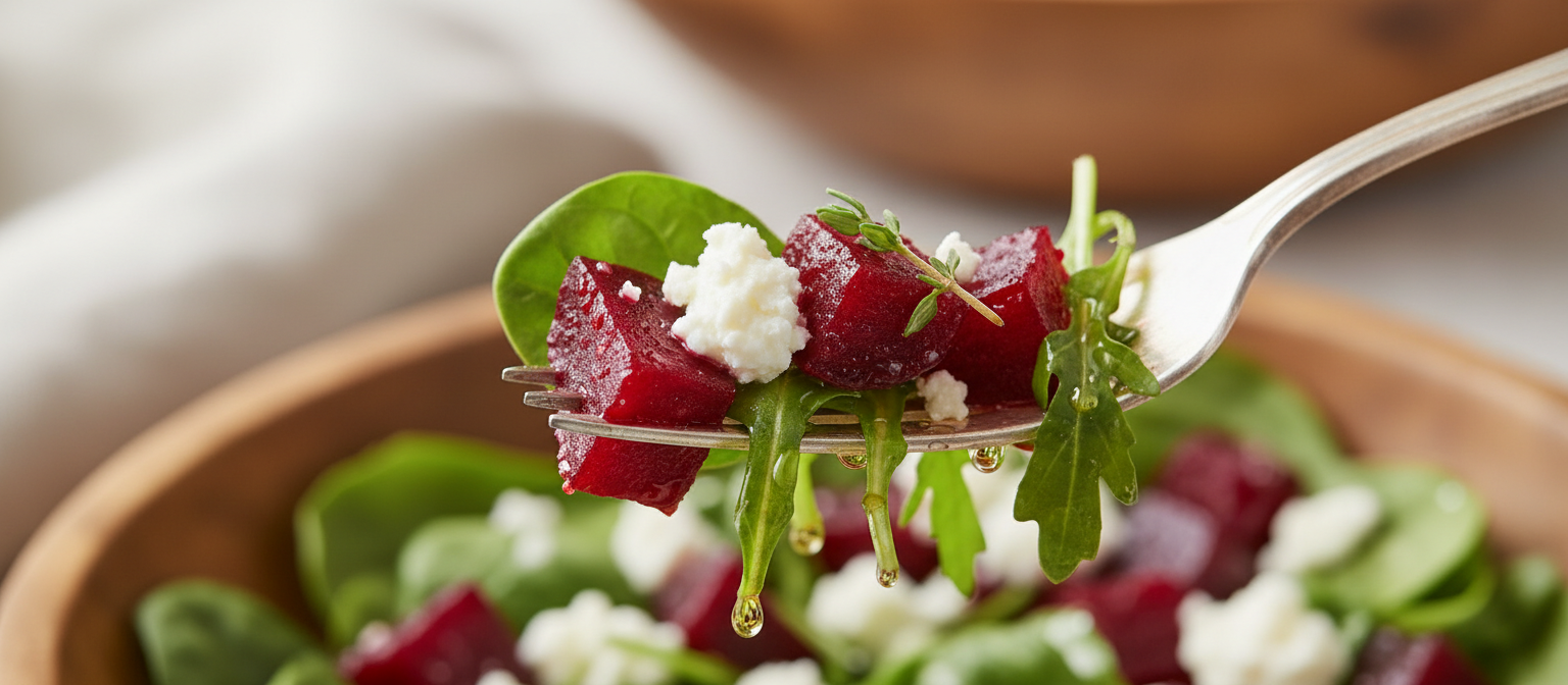 Crispy Roasted Beet and Goat Cheese Salad gallery photo