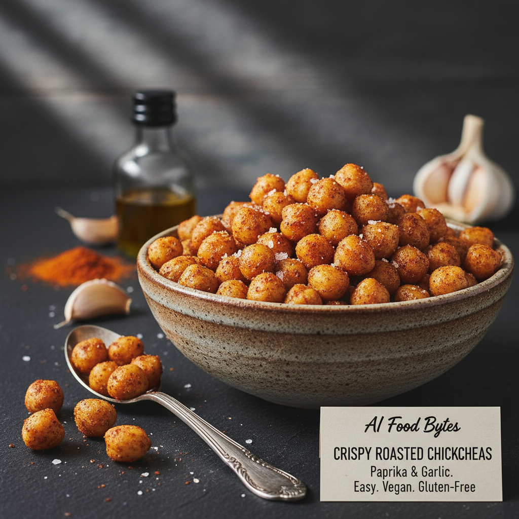 Crispy Roasted Chickpeas with Paprika and Garlic gallery photo