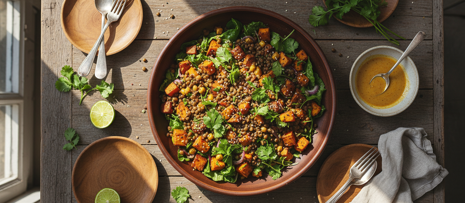 Curried Sweet Potato and Lentil Salad gallery photo
