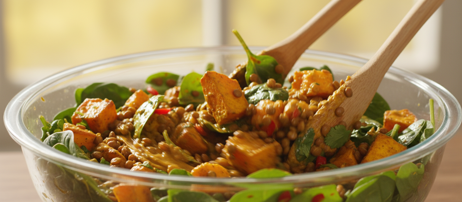 Curried Sweet Potato and Lentil Salad gallery photo