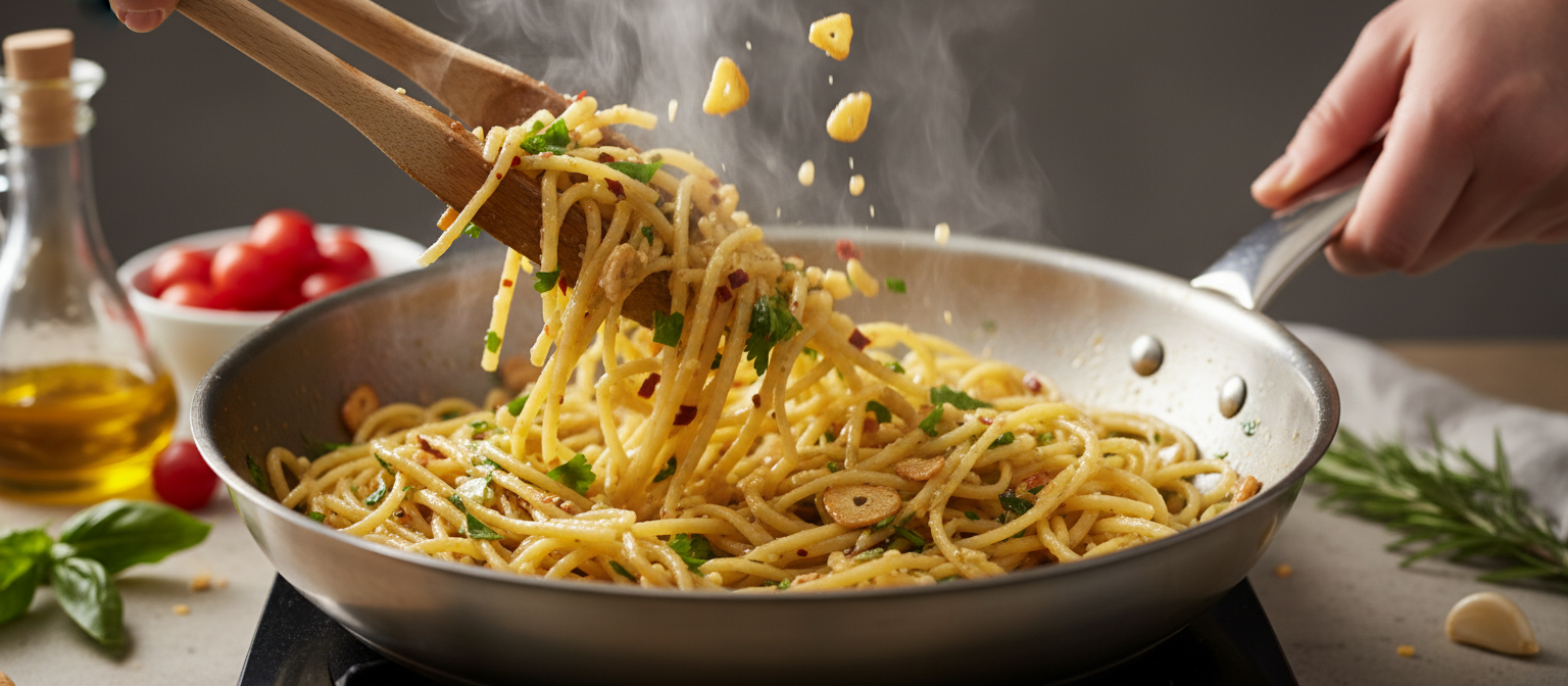 Garlic Butter Herb Pasta gallery photo