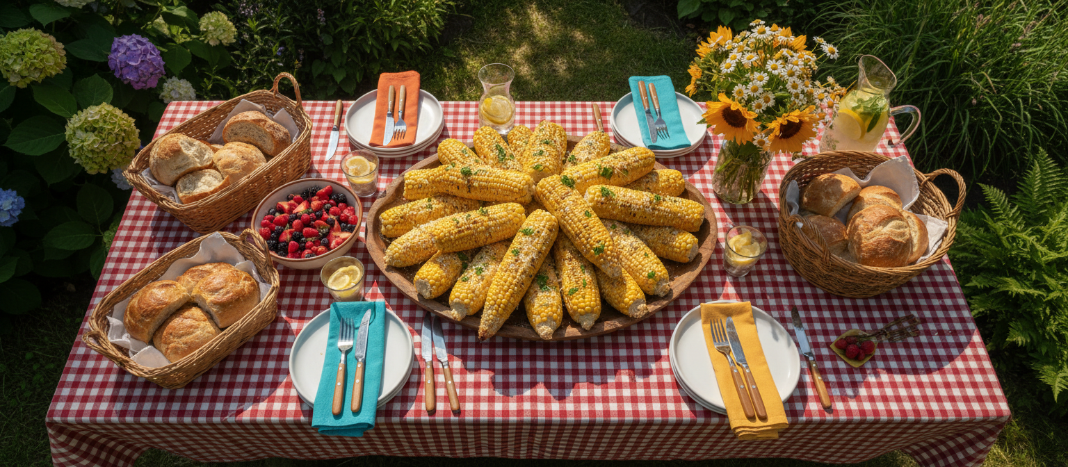 Garlic Butter Parmesan Corn on the Cob gallery photo