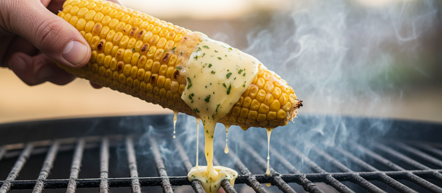 Garlic Butter Parmesan Corn on the Cob gallery photo