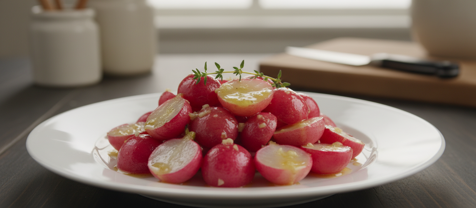 Garlic Butter Roasted Radishes gallery photo