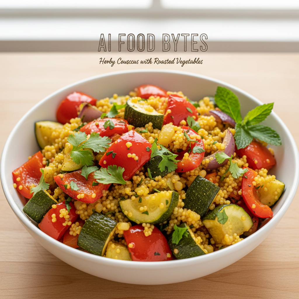 Herby Couscous with Roasted Vegetables gallery photo