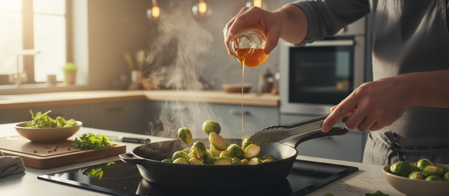 Honey Balsamic Glazed Brussels Sprouts gallery photo