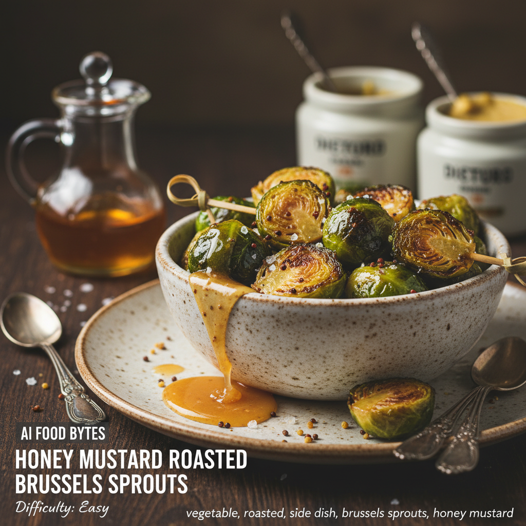 Honey Mustard Roasted Brussels Sprouts gallery photo
