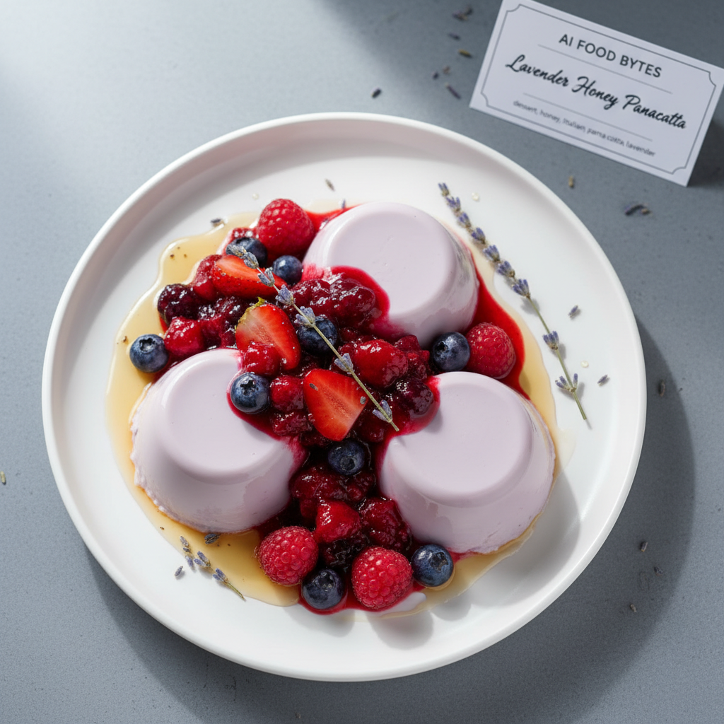 Lavender Honey Panna Cotta gallery photo