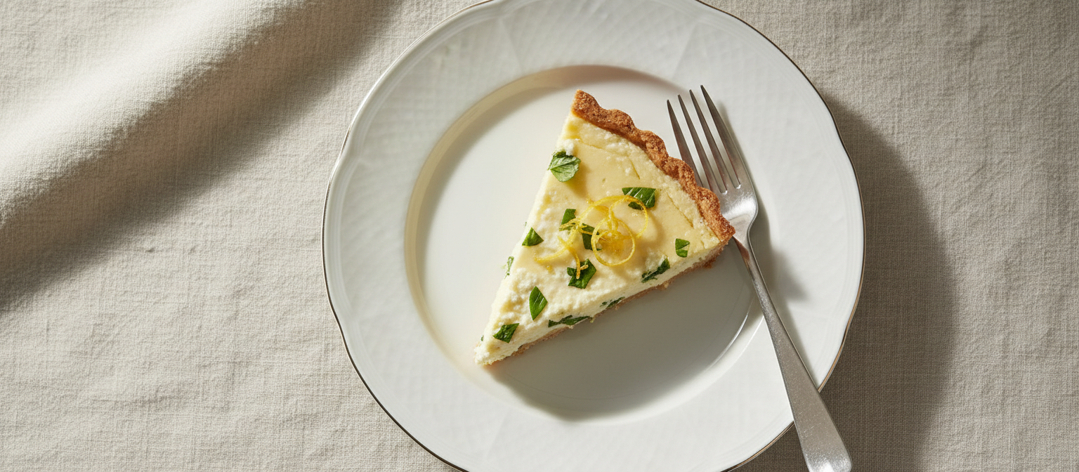 Lemon Basil Ricotta Tart gallery photo