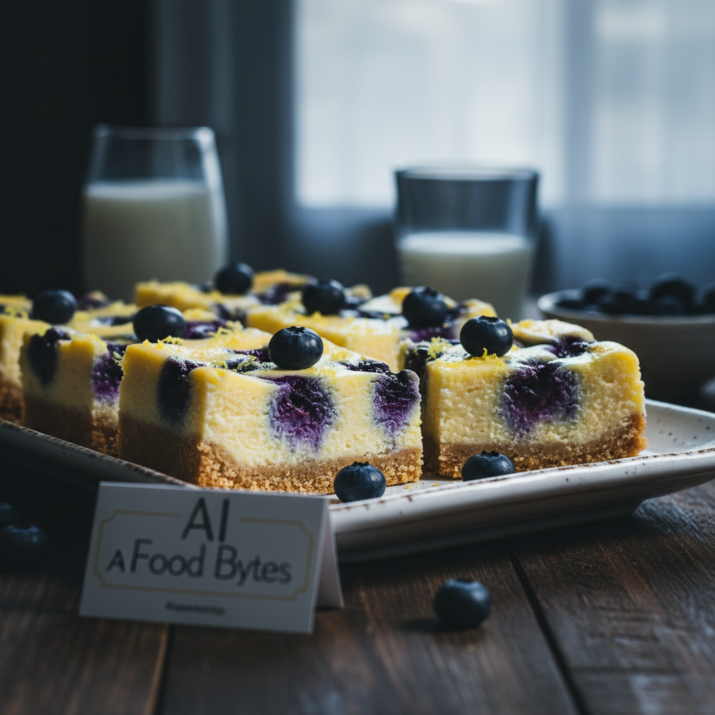 Lemon Blueberry Cheesecake Bars gallery photo