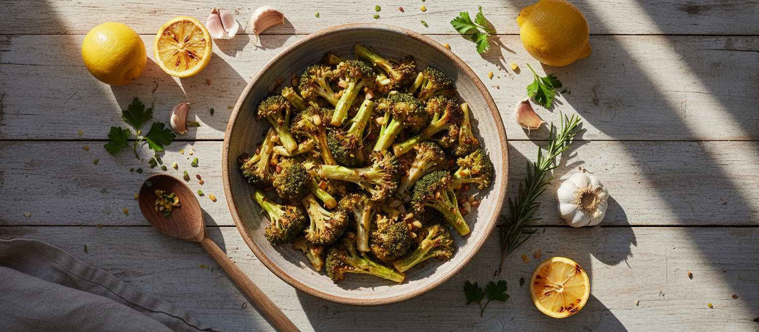 Lemon Garlic Roasted Broccoli gallery photo
