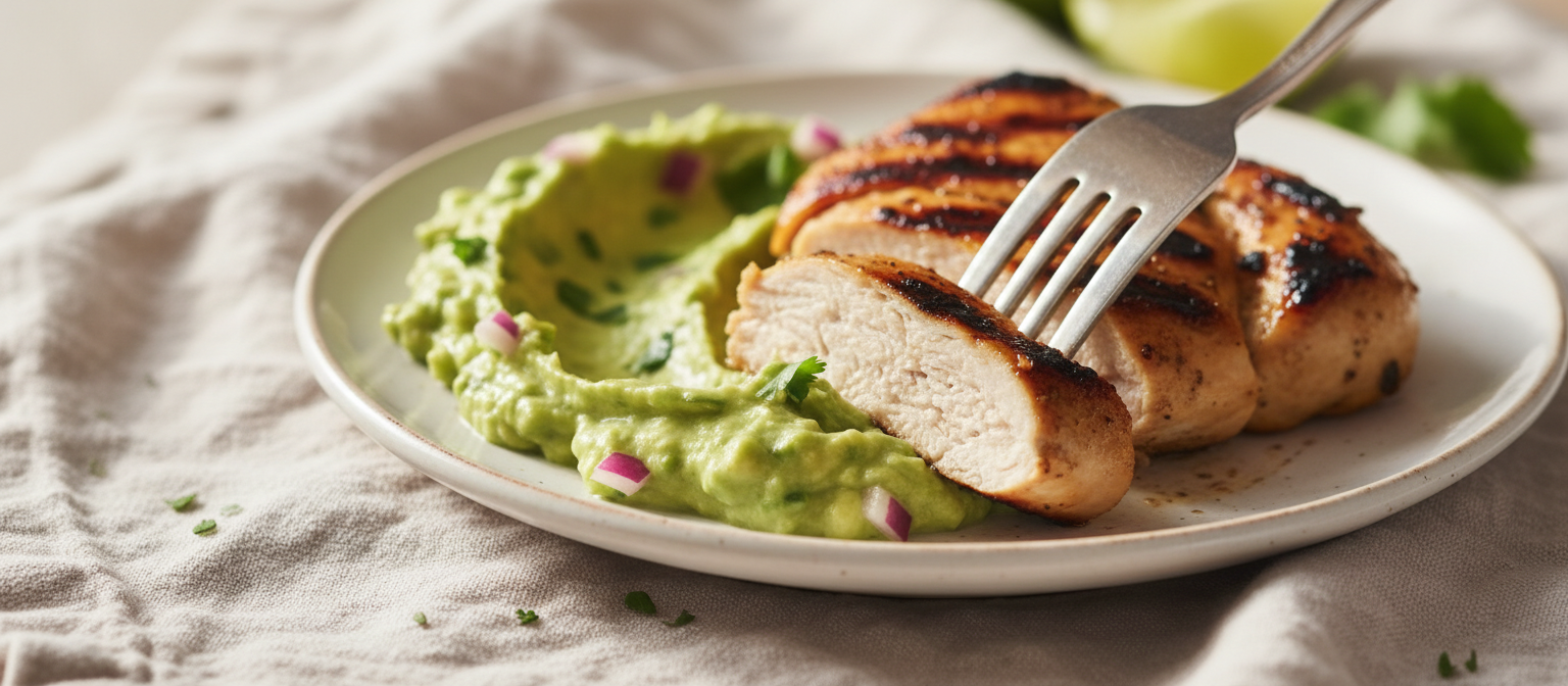 Lemon Herb Grilled Chicken with Avocado Salsa gallery photo