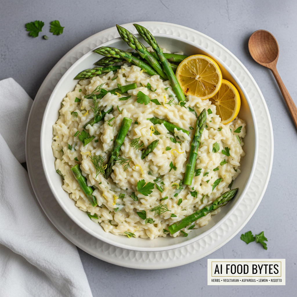 Lemon Herb Risotto with Asparagus gallery photo