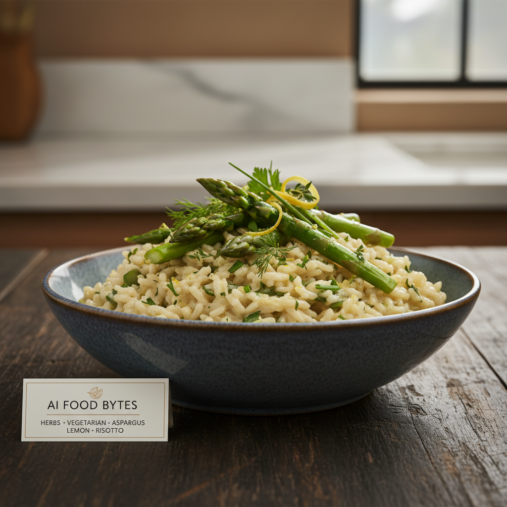 Lemon Herb Risotto with Asparagus gallery photo