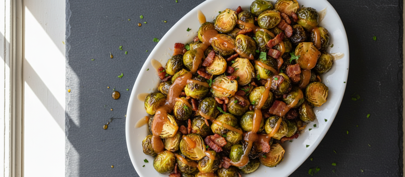 Maple Glazed Brussels Sprouts with Bacon gallery photo
