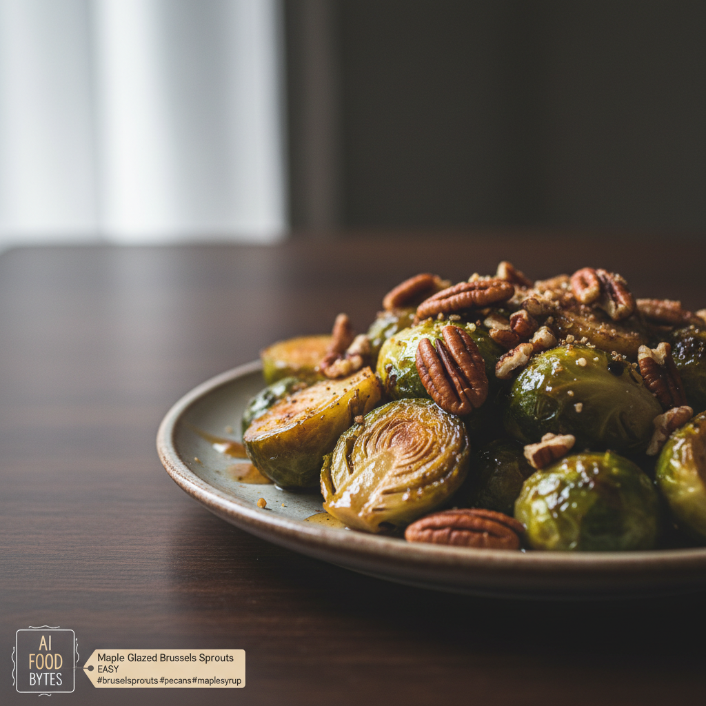 Maple Glazed Brussels Sprouts with Pecans gallery photo