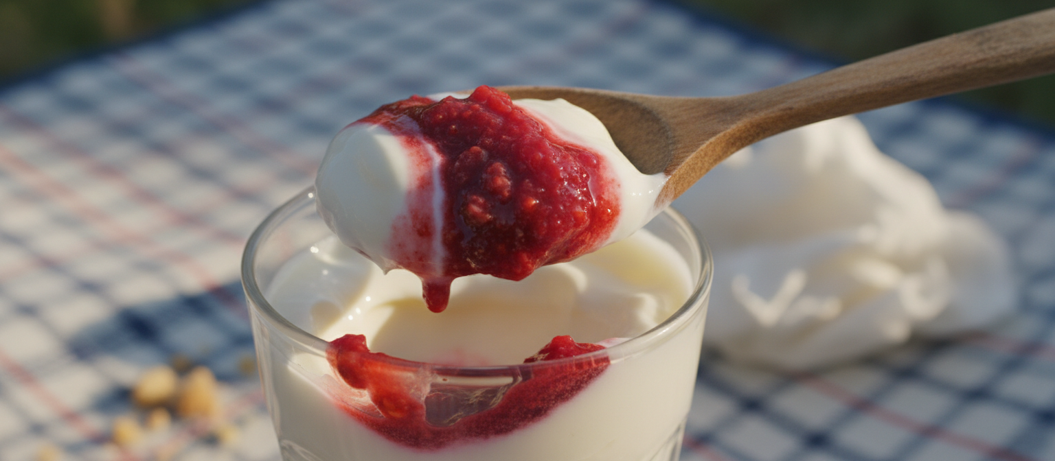 Peach Melba Parfait with Vanilla Yogurt gallery photo
