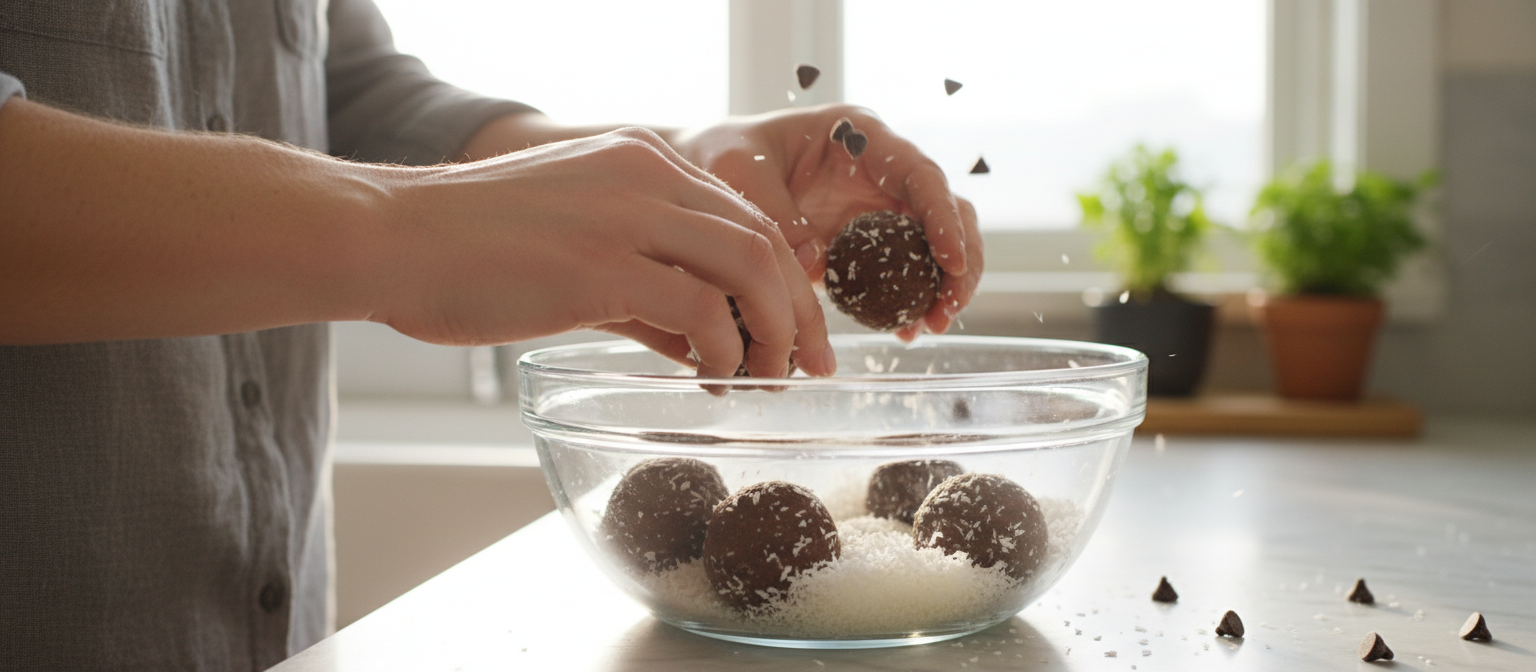 Peanut Butter Chocolate Chip Energy Bites gallery photo