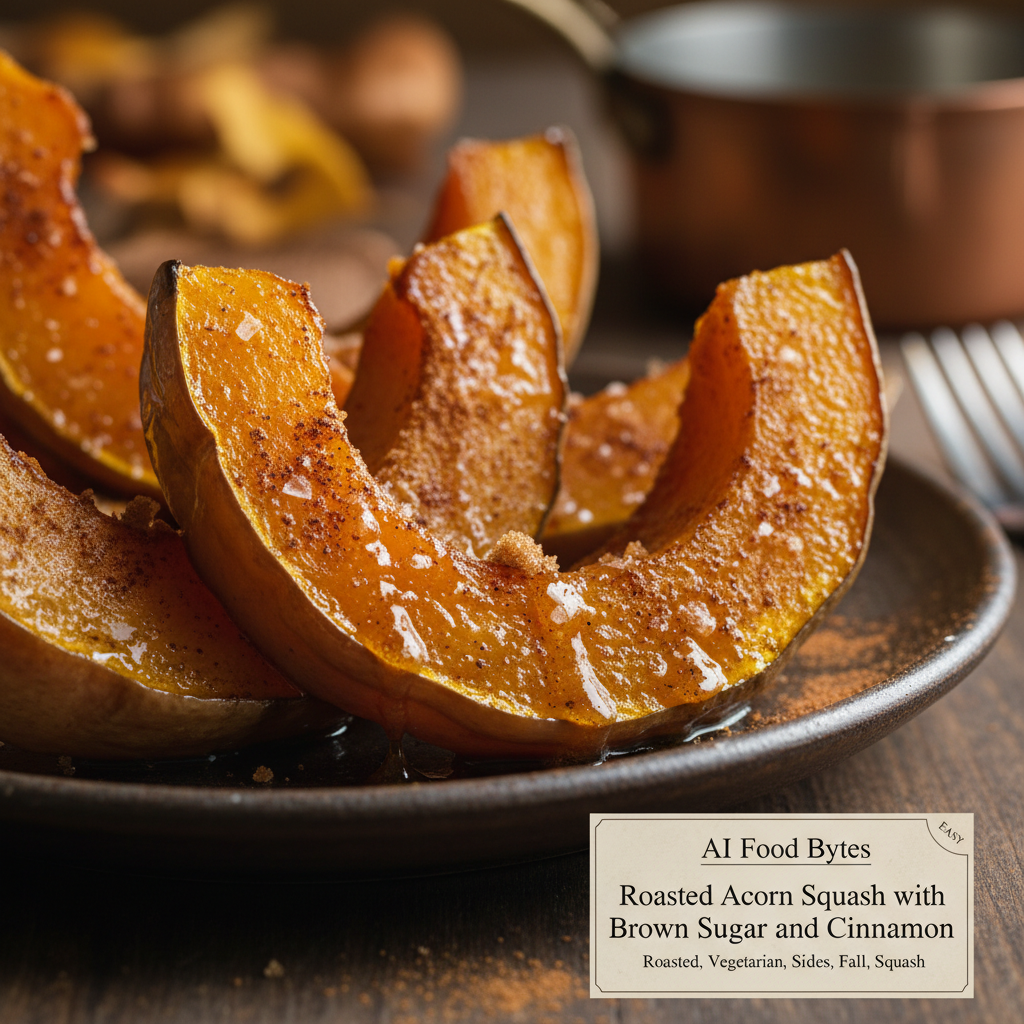 Roasted Acorn Squash with Brown Sugar and Cinnamon gallery photo