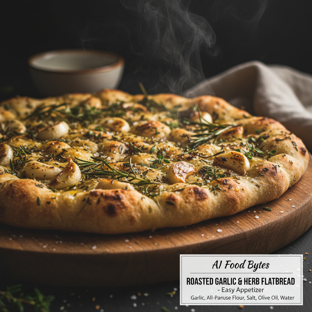 Roasted Garlic and Herb Flatbread gallery photo
