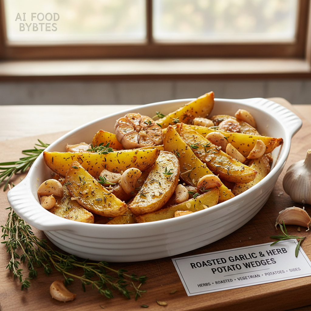 Roasted Garlic and Herb Potato Wedges gallery photo