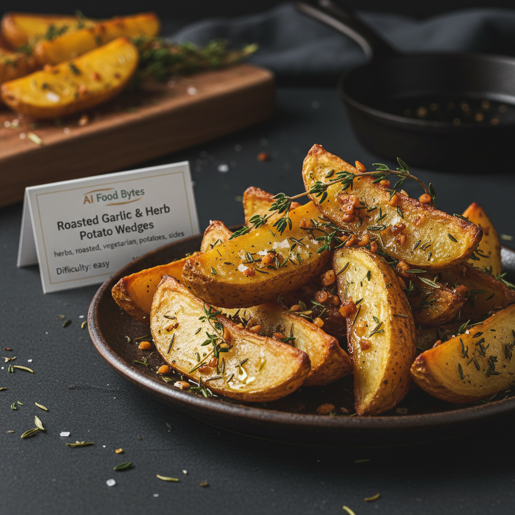 Roasted Garlic and Herb Potato Wedges gallery photo
