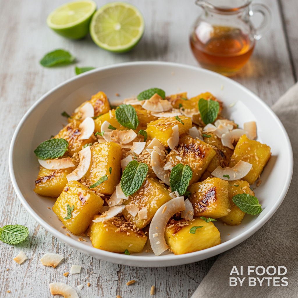 Roasted Pineapple and Coconut Salad gallery photo